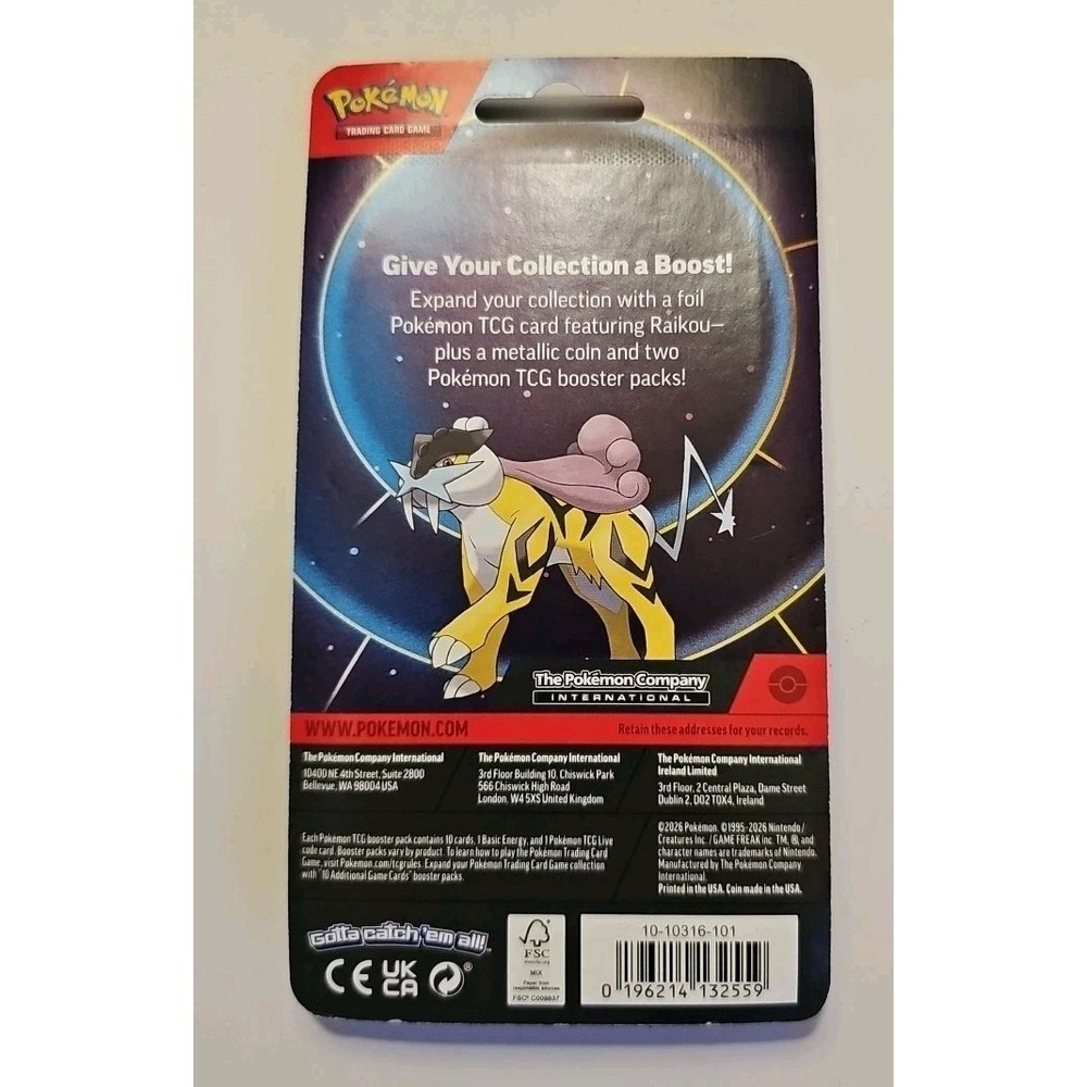 Pokémon Trading Cards Mega Evolution & Phantasmal Flames 2-Pack Blister Raikou - Picture 2 of 2